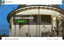 Tablet Screenshot of gminazarzecze.pl